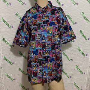 RSVLTS Shirt X-Men ‘97 Packs a Punch Wolverine Cyclops Gambit Mr. Sinister Men M